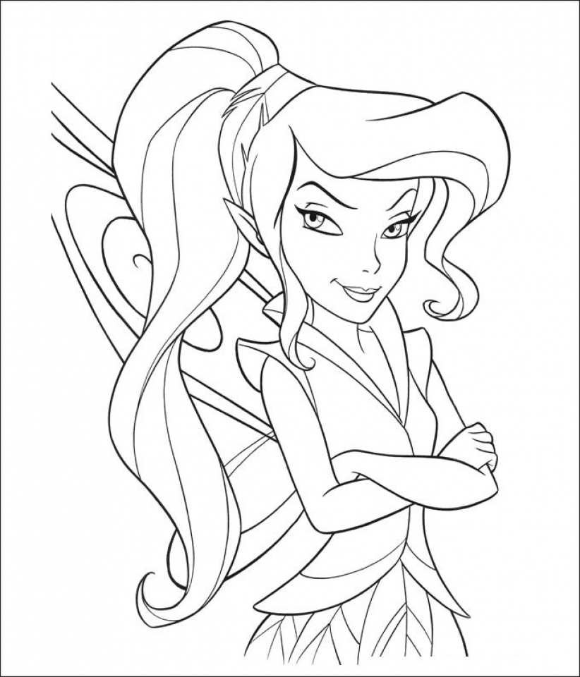 Coloring pages online tinkerbell coloring pages