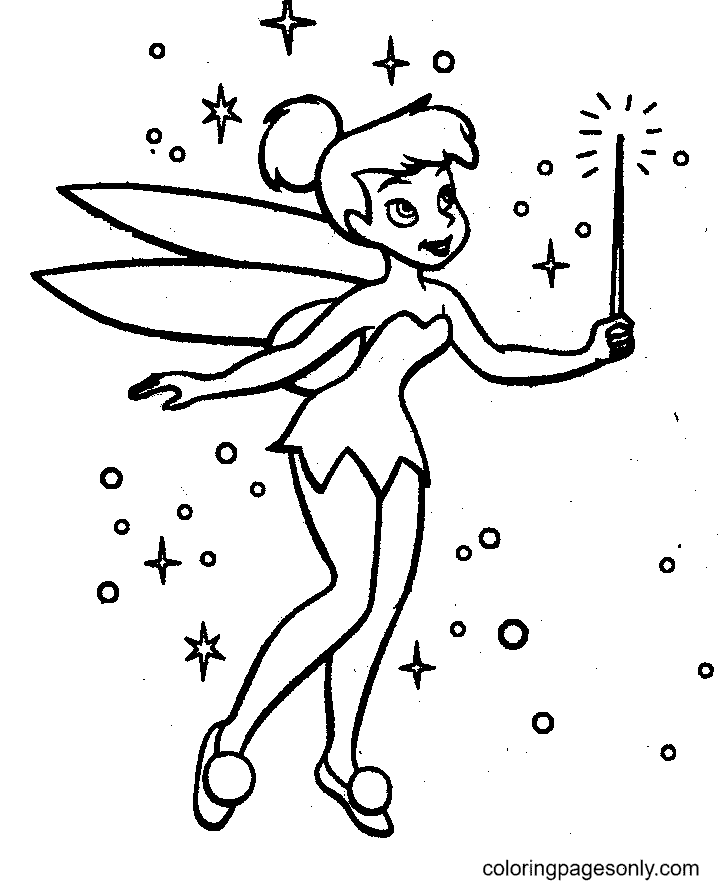 Tinkerbell coloring pages printable for free download