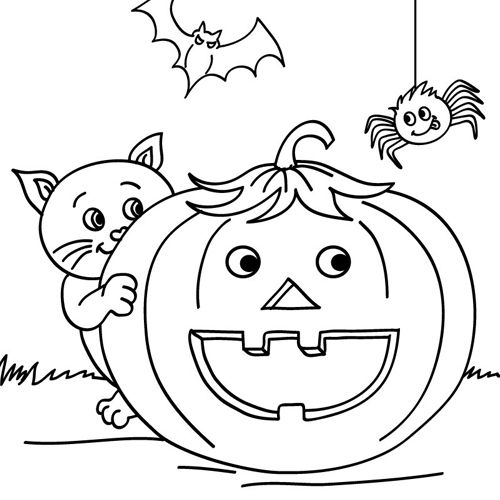 Coloring pages pumpkin coloring pages