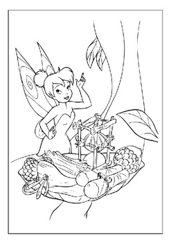 Discover neverland magic download tinkerbell coloring sheets for kids