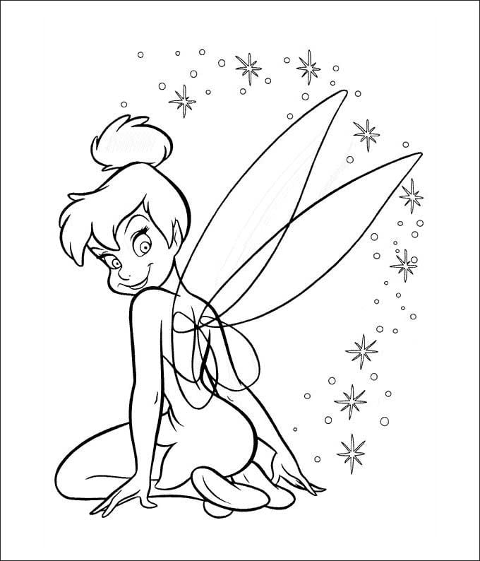 Tinkerbell coloring pages