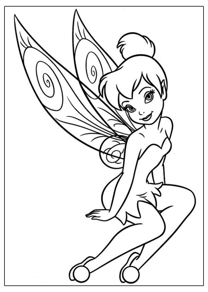 Ausmalbilder tinkerbell ein miniaturmãrchen