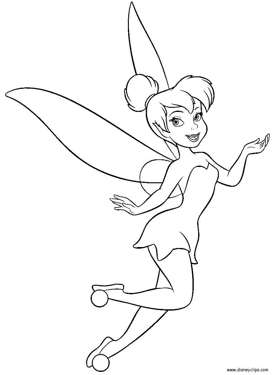 Spark creativity with disney tinkerbell coloring pages