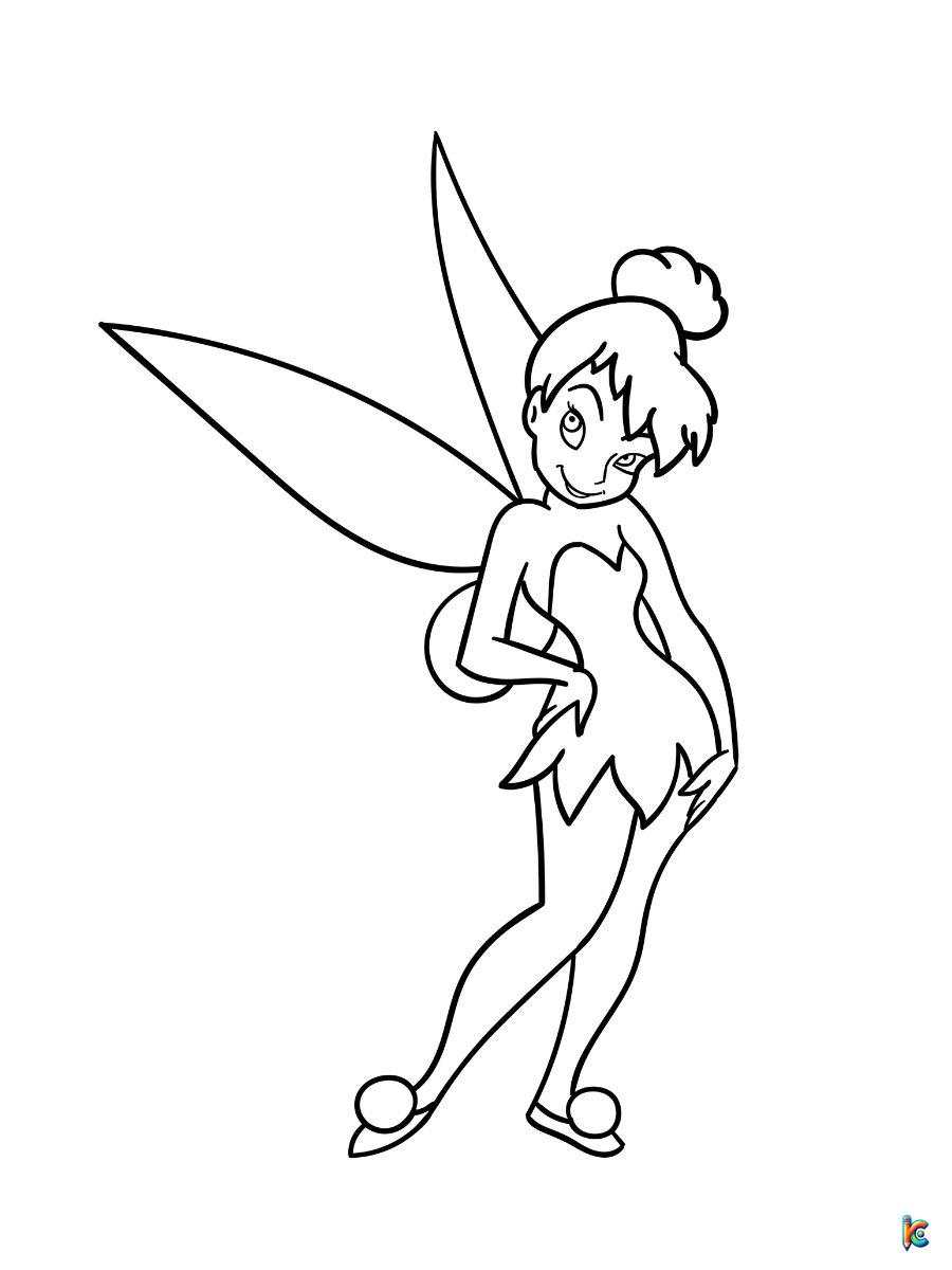 Tinkerbell coloring pages â