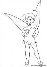 Tinkerbell coloring pages on coloring