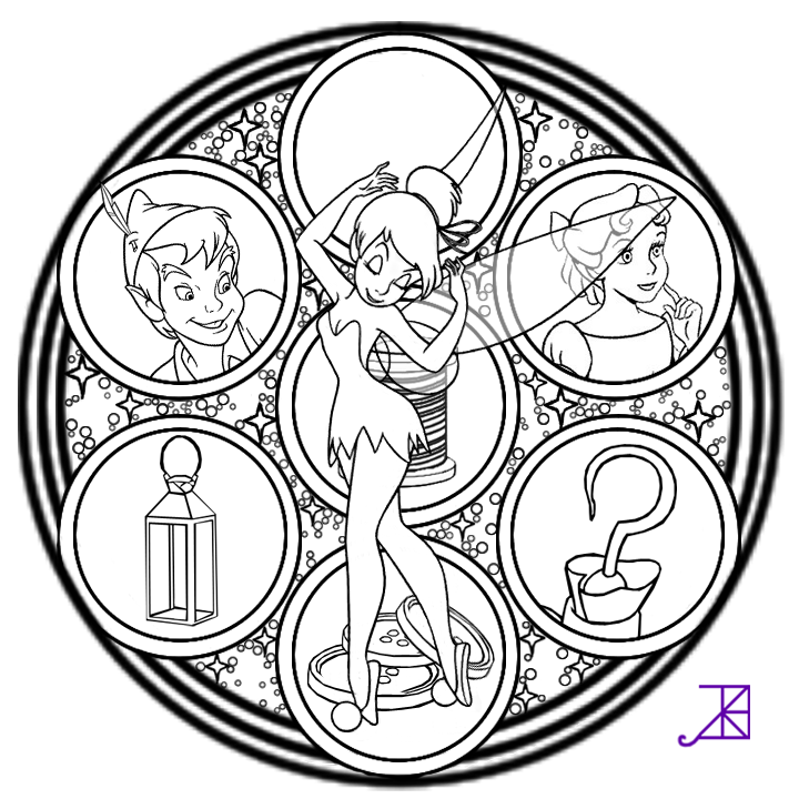 Tinkerbell stained glass