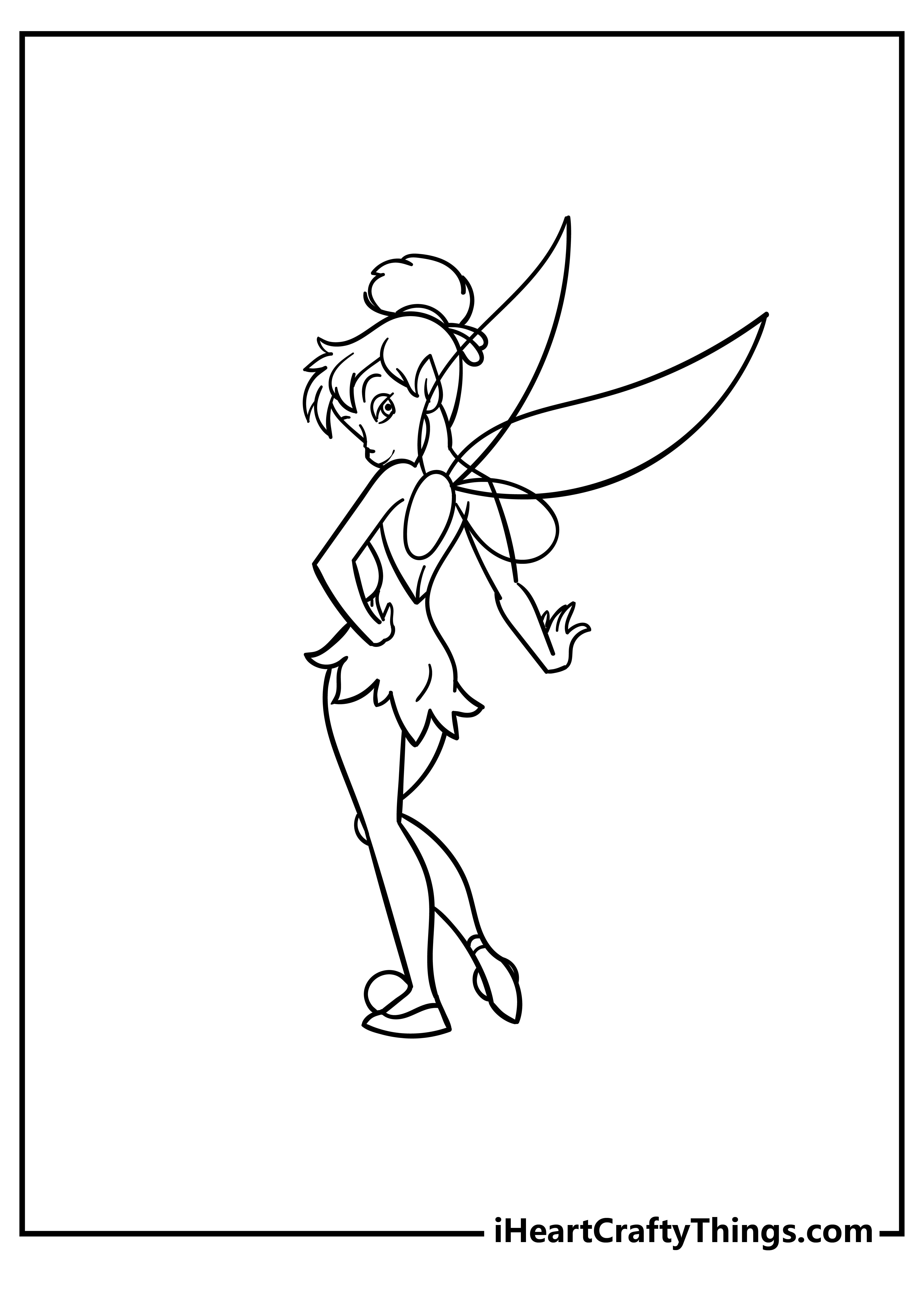 Tinkerbell coloring pages free printables