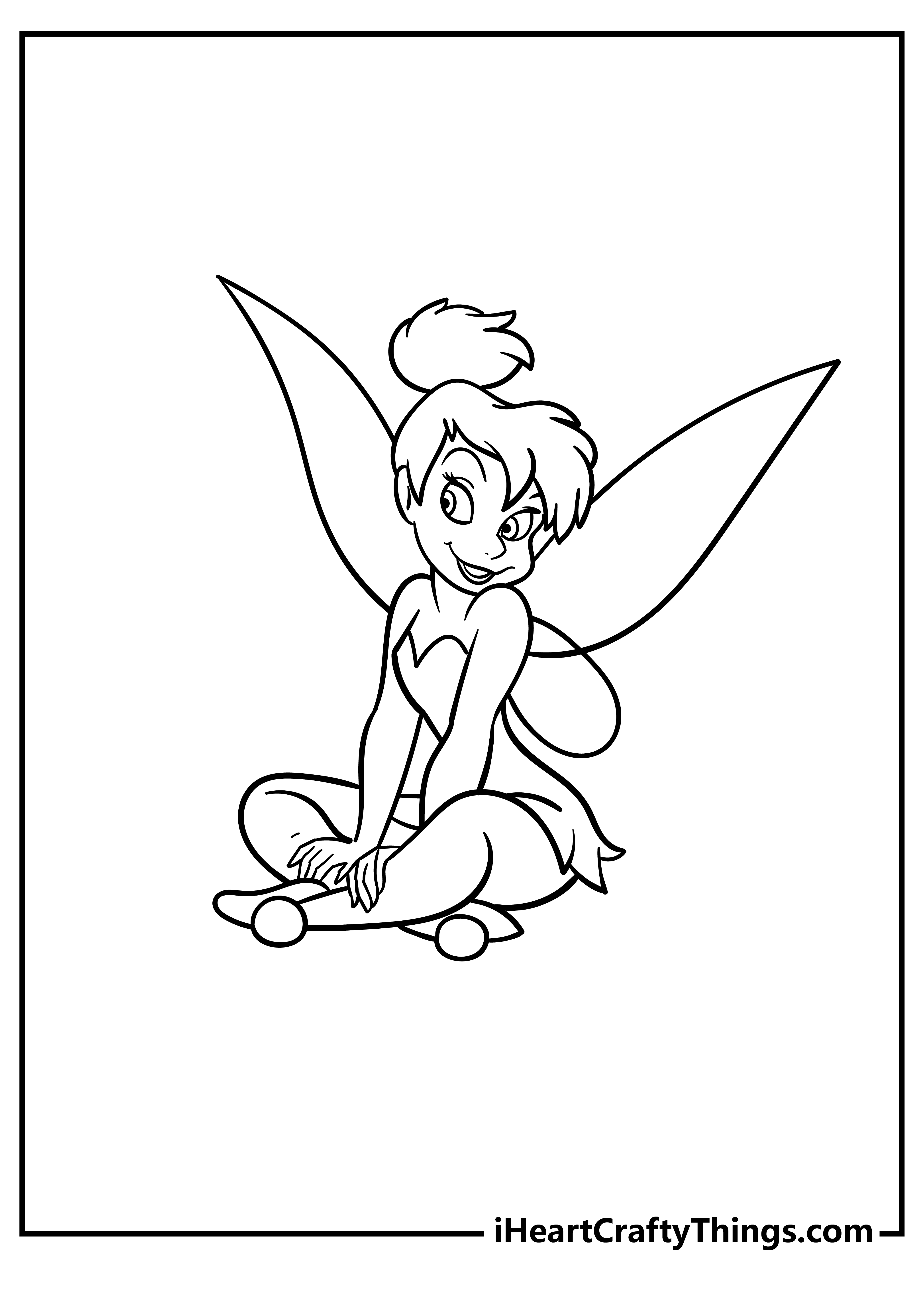 Tinkerbell coloring pages free printables