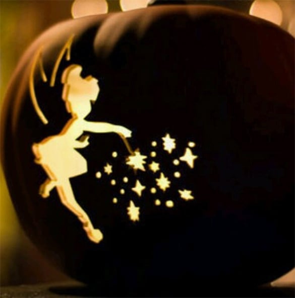 Printable tinkerbell pumpkin s designs