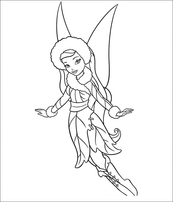 Tinkerbell coloring pages