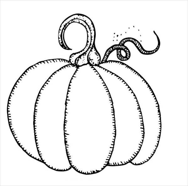 Pumpkin coloring pages