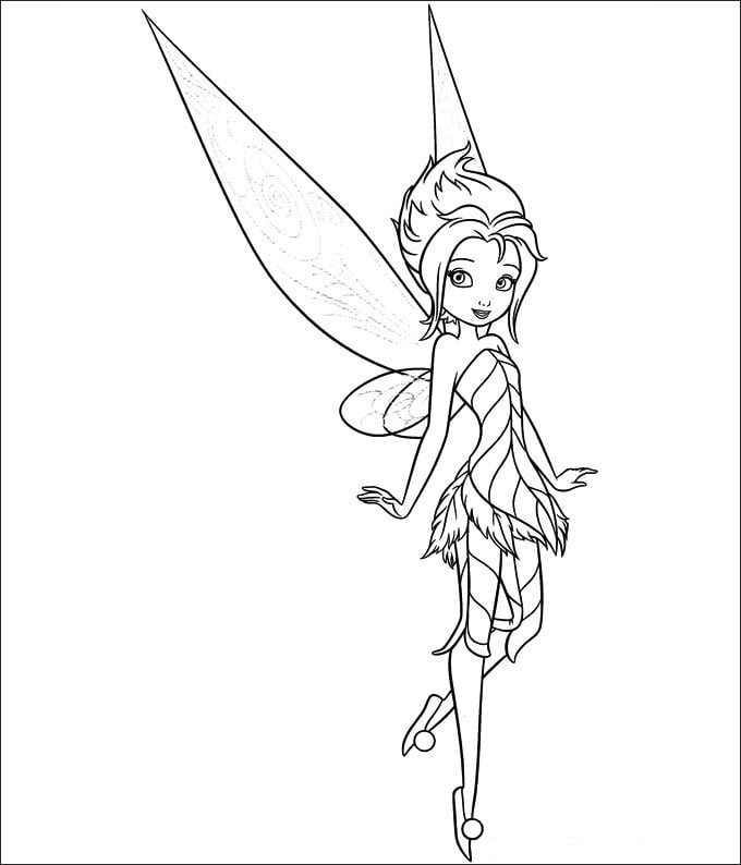 Tinkerbell coloring pages