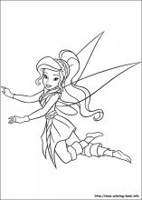 Tinkerbell coloring pages on coloring