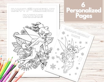 Tinkerbell coloring pages tinkerbell party favors fairy birthday party favor tinkerbell fairy coloring book tinkerbell fairy activities