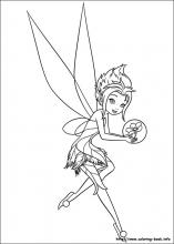 Tinkerbell coloring pages on coloring