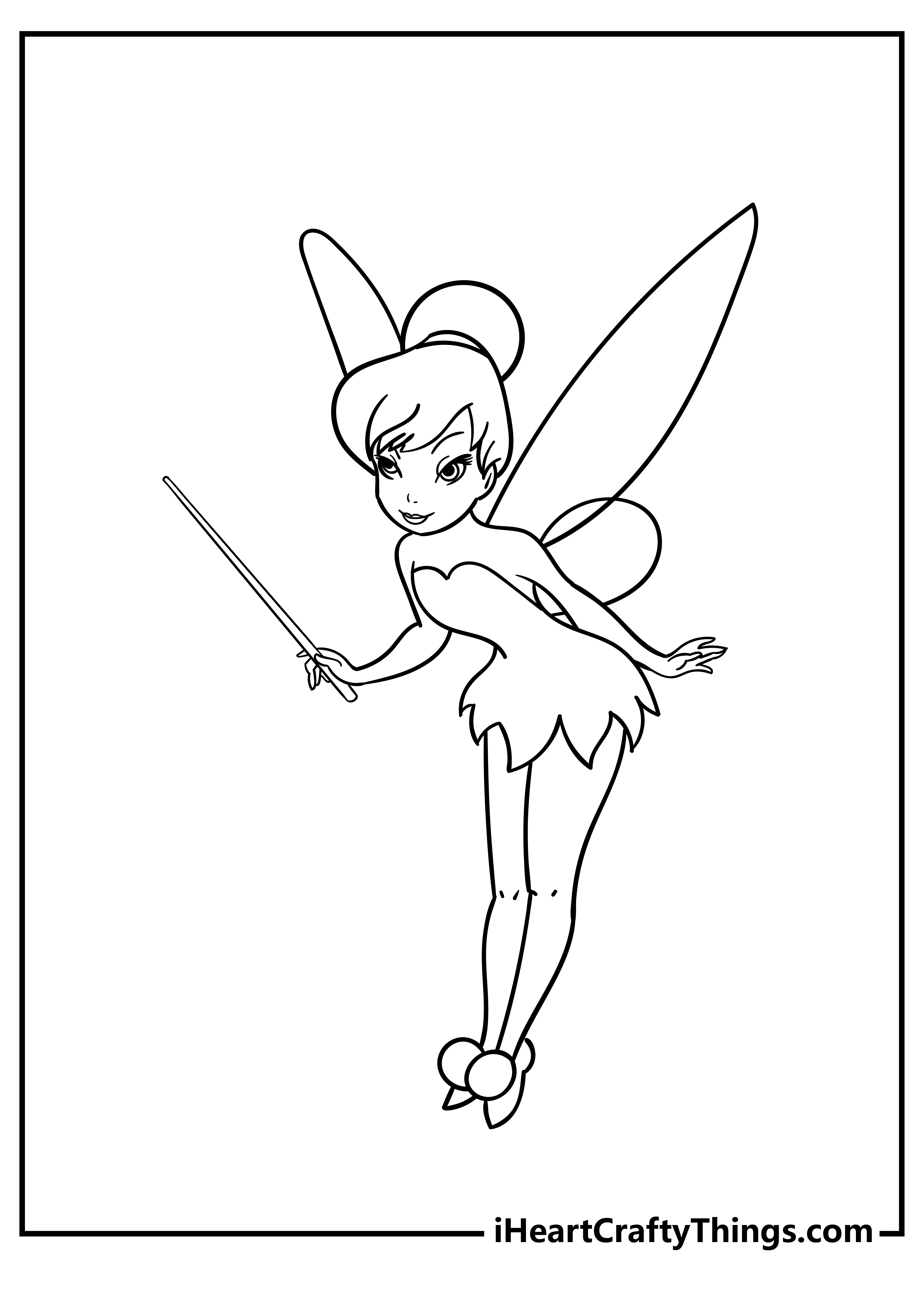 Tinkerbell coloring pages free printables