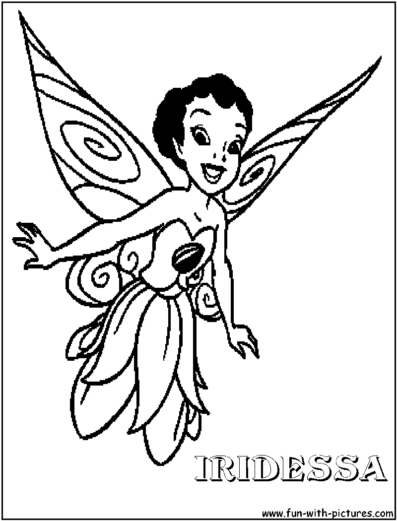 Disney fairies coloring pages