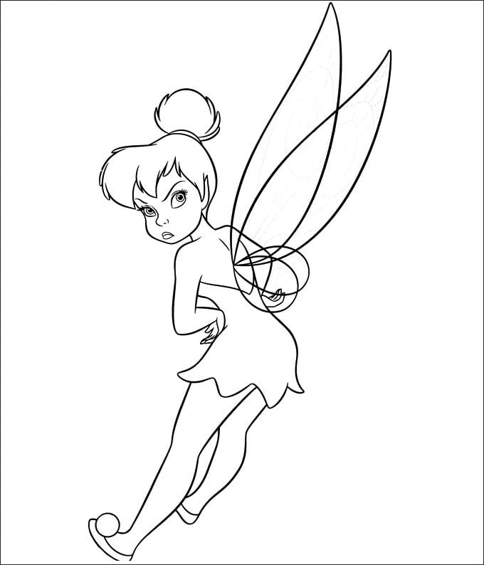 Tinkerbell coloring pages