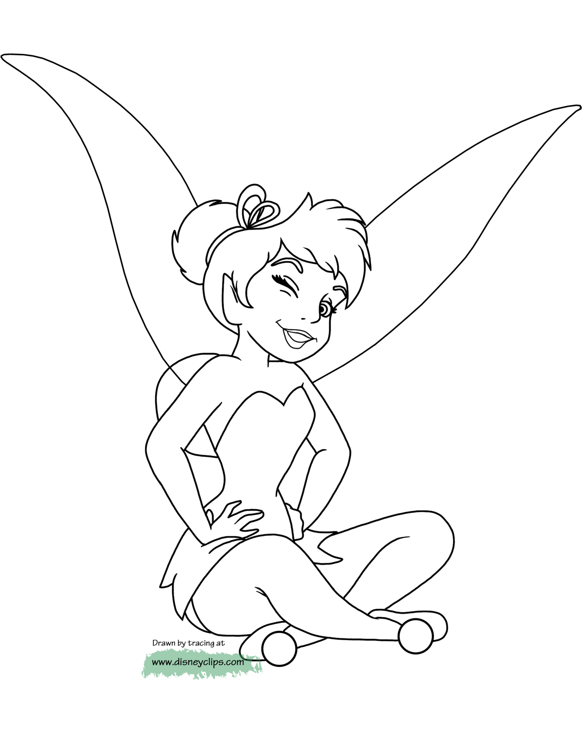 Disney fairies coloring pages