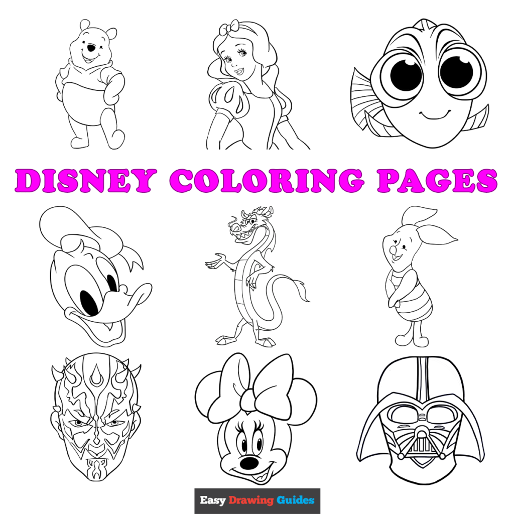 Free printable disney coloring pages for kids