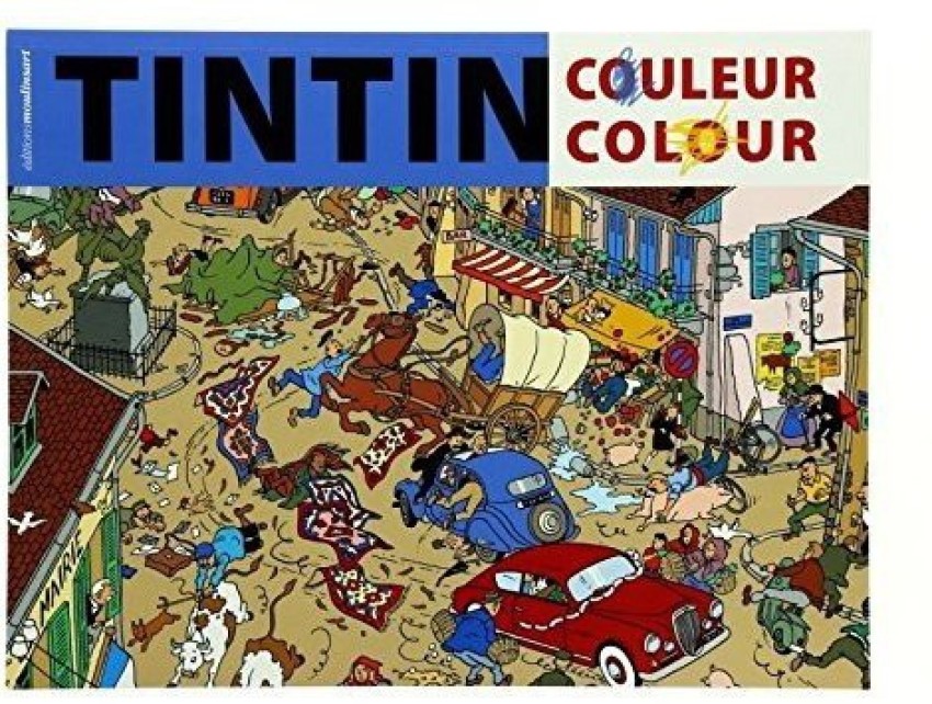 Moulinsart colouring book the adventures of tintin v