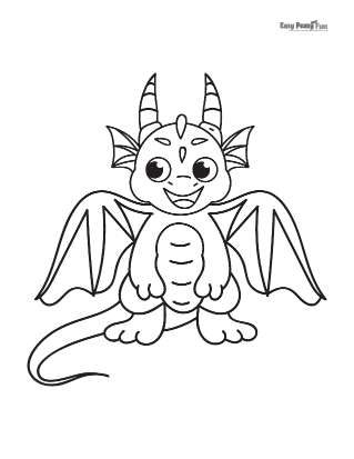 Dragon coloring pages