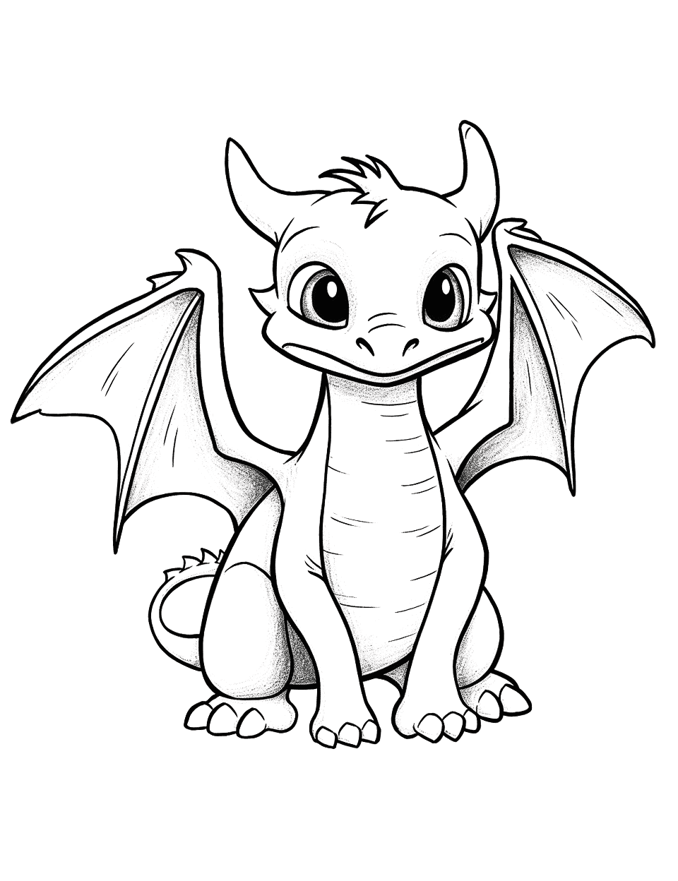 Dragon coloring pages free printable sheets