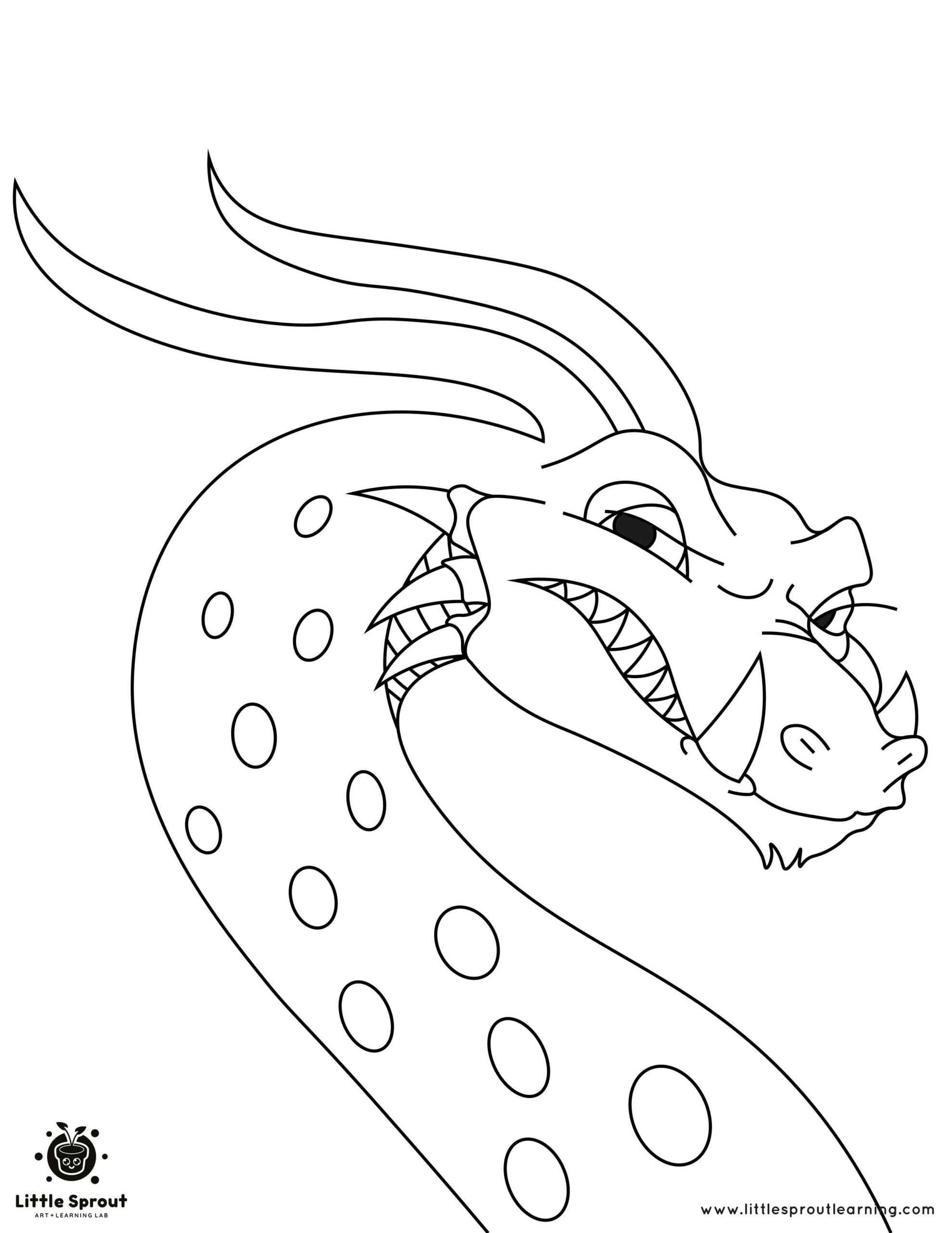 Dragon coloring pages