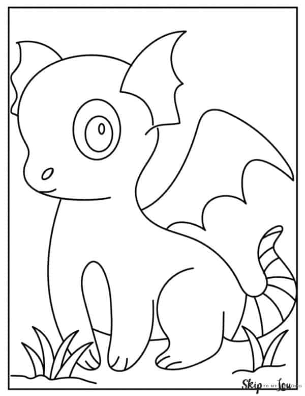 Dragon coloring pages skip to my lou