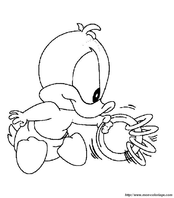 Coloring tiny toon page to print out or color online