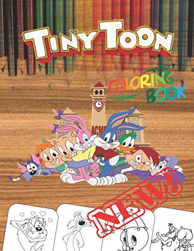 Buy tiny toon coloring book paperback â june online at kuwait