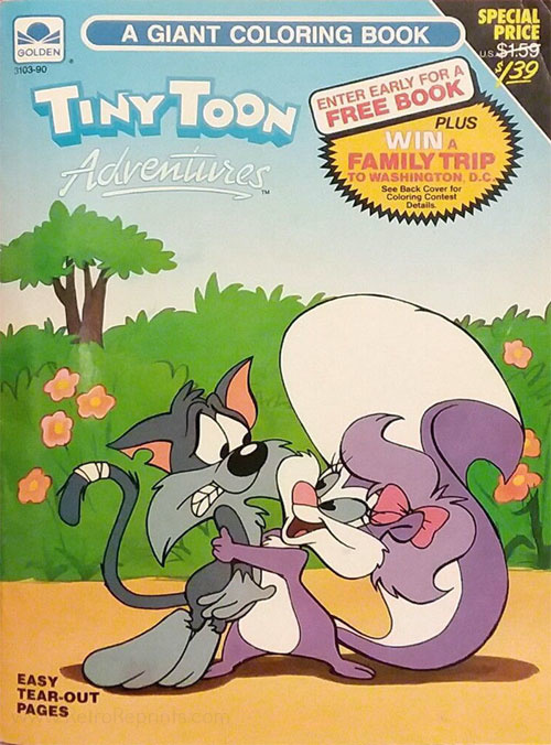 Tiny toon adventures coloring book coloring books at retro reprints