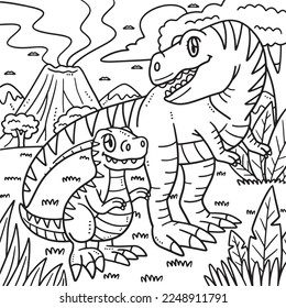 T rex coloring page images stock photos d objects vectors