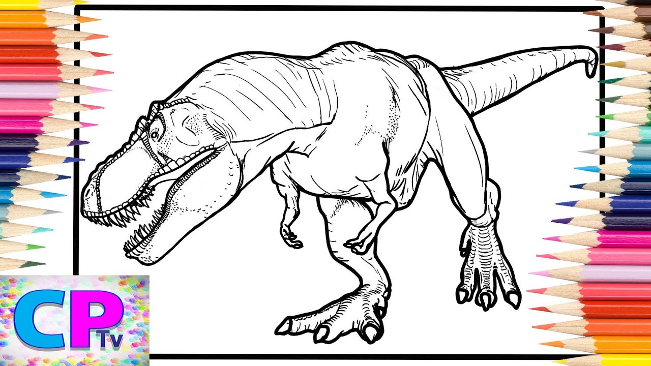 Tyrannosaurus rex coloring pagesdinosaurs coloringnwport