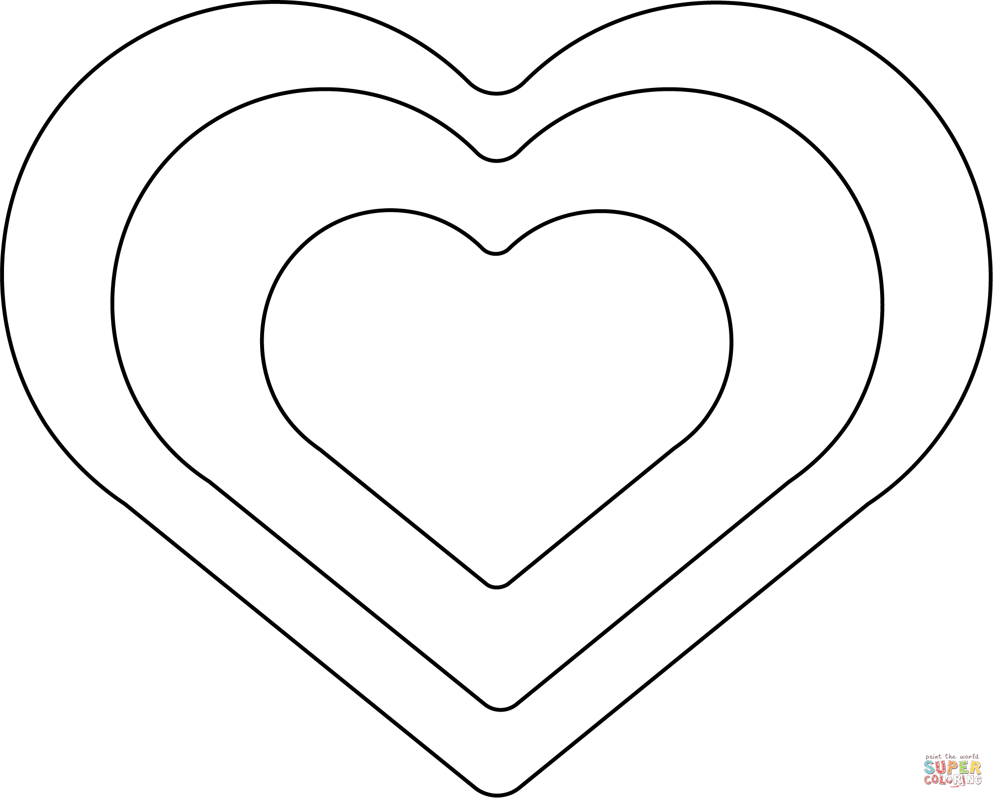 Growing heart emoji coloring page free printable coloring pages