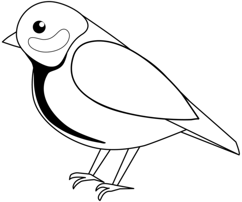 Tit coloring page free printable coloring pages