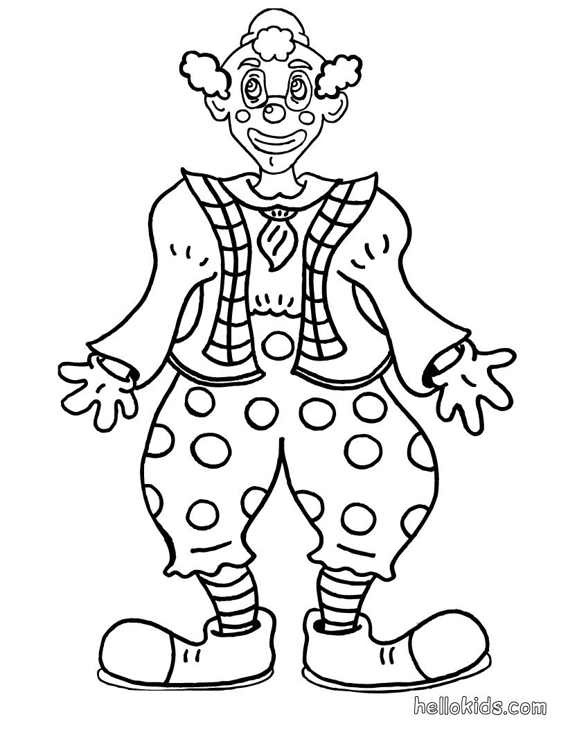 Circus coloring pages