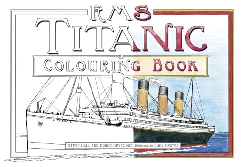 Rms titanic colouring book colouring books by steve hall new pap pbshopstore us