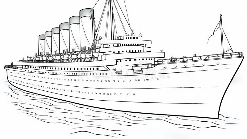 Cartoon titanic stock illustrations â cartoon titanic stock illustrations vectors clipart