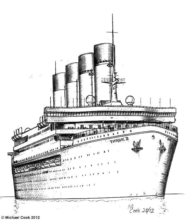 Online coloring pages coloring page titanic titanic download print coloring page