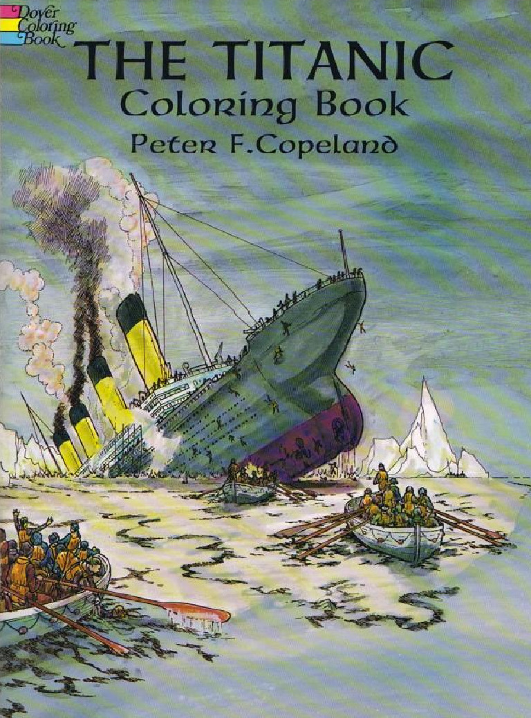 The titanic colouring book