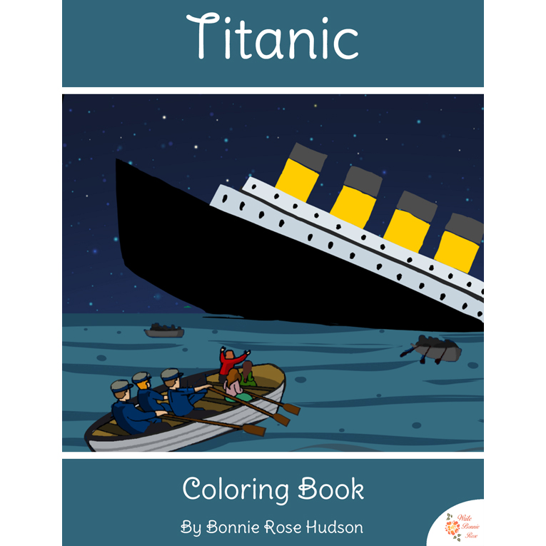 Titanic coloring book