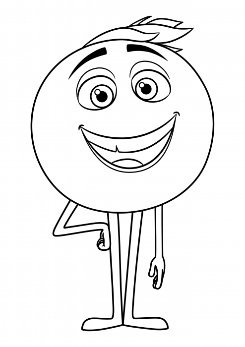 The emoji movie coloring pages emoji movie coloring pages