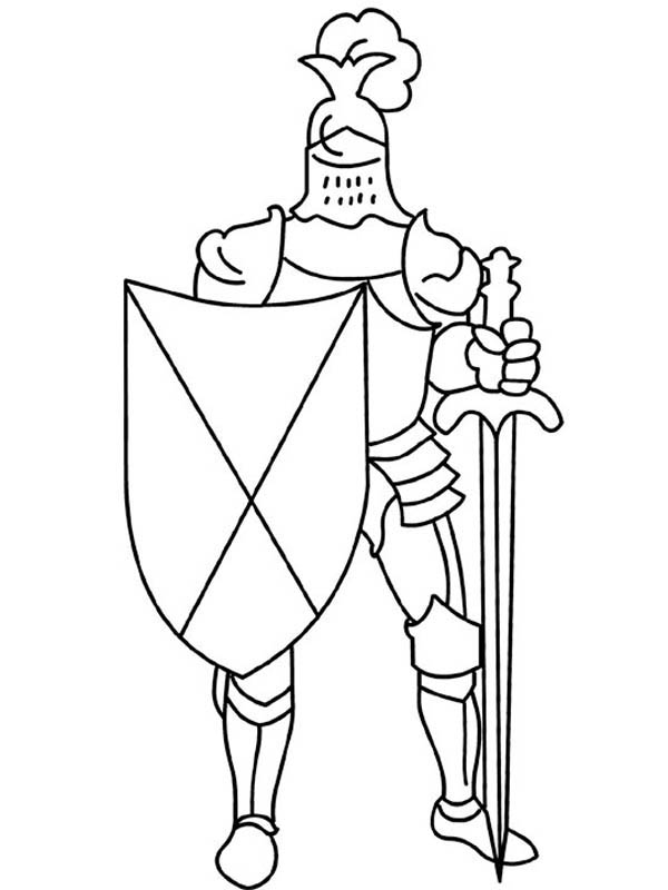 Pin en middle ages coloring page