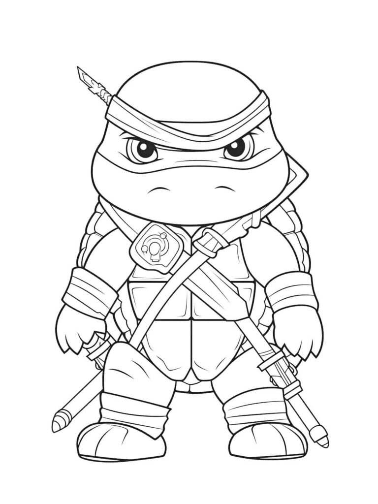 Teenage mutant ninja turtles coloring pages