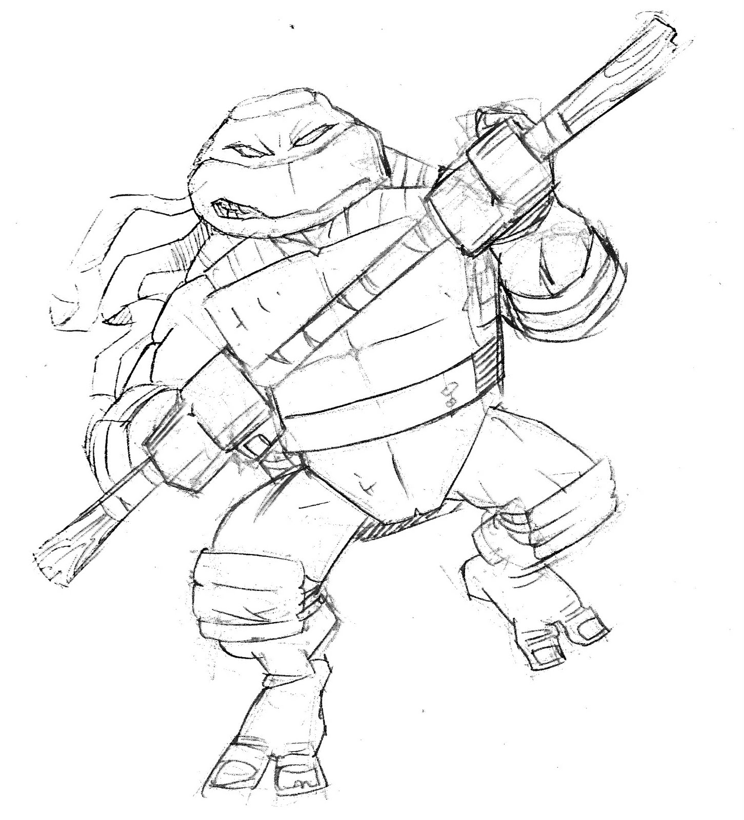 Scoot sketches tmnt donatello