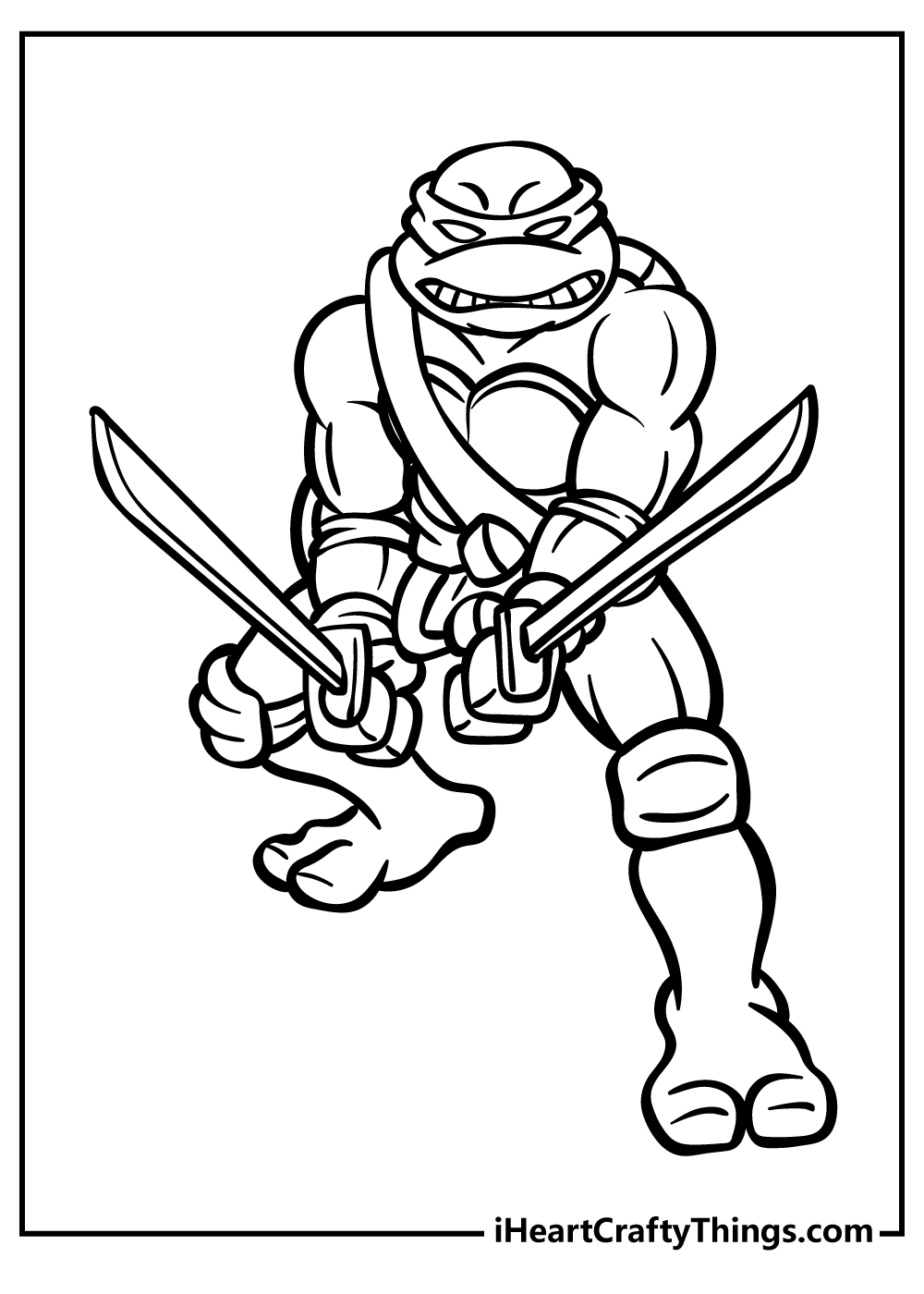 Ninja turtles coloring pages free printables