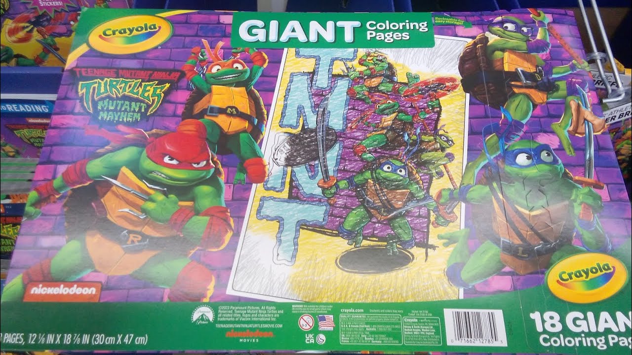 Teenage utant ninja turtles utant ayhe coloring and activity books