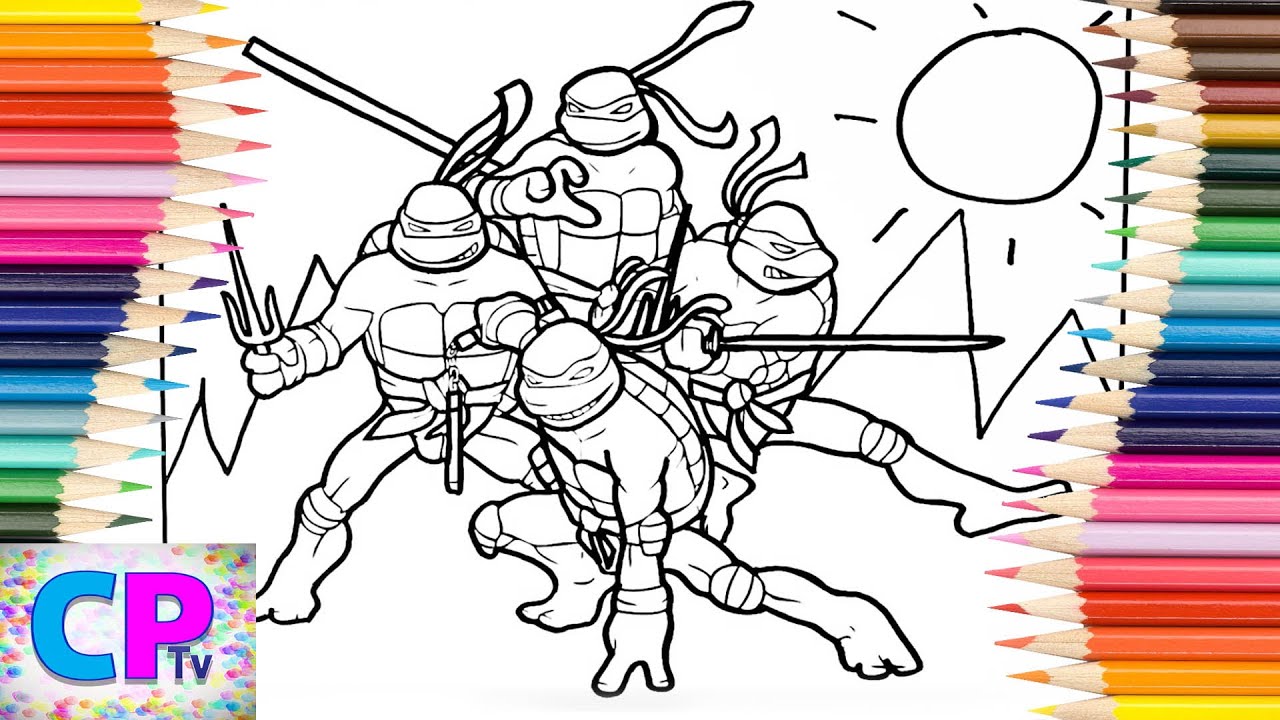 Ninja turtles coloring pages donatello raphael leonardo ichelangelo coloring pages tv