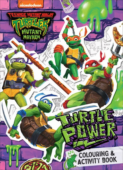 Tmnt mutant mayhem colouring book â